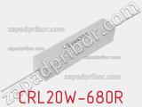 Резистор проволочный CRL20W-680R 
