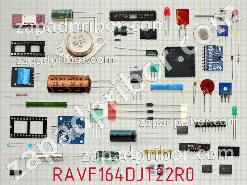 Резисторная сборка  RAVF164DJT22R0 фотография.