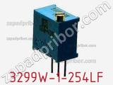 Потенциометр подстроечный 3299W-1-254LF фотография 2.
