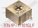 Потенциометр подстроечный 3361P-1-101GLF фотография 3.