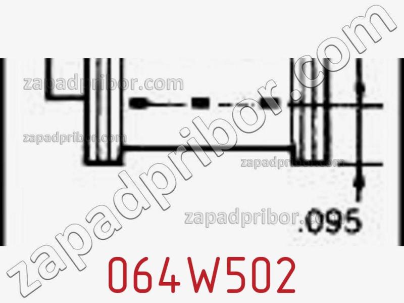 Потенциометр подстроечный 064W502 фотография.