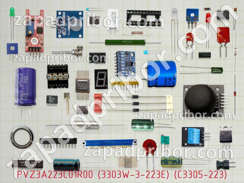 Резистор подстроечный PVZ3A223C01R00 (3303W-3-223E) (C3305-223) фотография.
