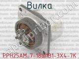 РРН25АМ-7-18Ш1В1-3Х4-7К фотография 2 вилки.