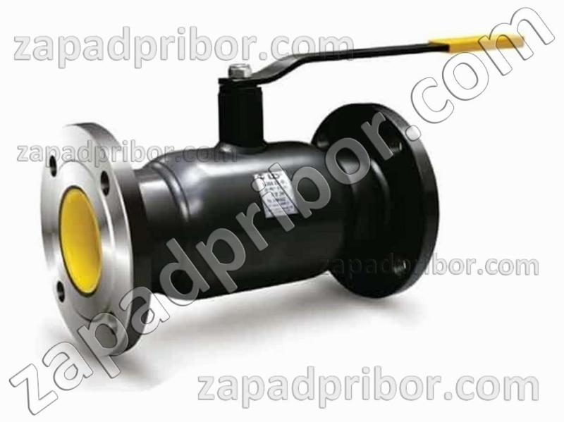 Кран шаровый ДУ40 Ру40 муфтовый стальной полнонопроходной LD, фотография 1.