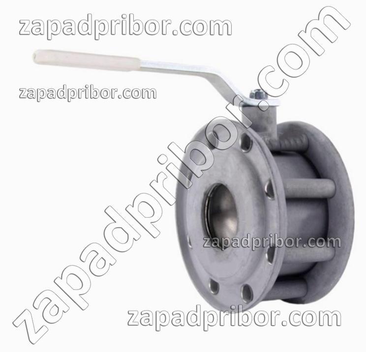 Кран шаровый ДУ80 Ру16 межфланцевый стальной LD Стриж, фотография 1.