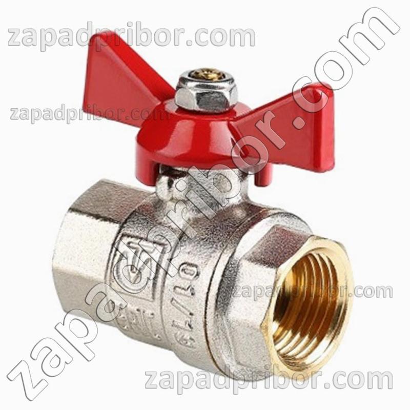 Кран шаровый Ду80 Ру16 латунный муфтовый ВВ, фотография 1.