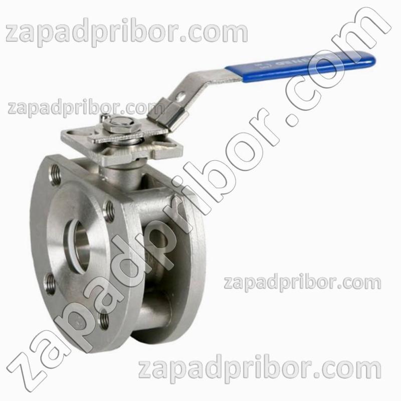 Кран шаровый ДУ150 Ру16 фланцевый моноблочный нержавеющий, фотография 1.