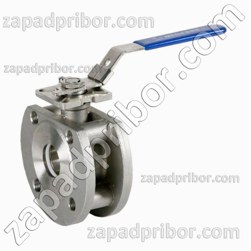 Кран шаровый ДУ65 Ру16 фланцевый моноблочный нержавеющий, фотография 1.