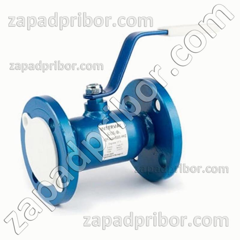 Кран шаровый ДУ200 Ру16 фланцевый стальной полнопроходной Interval, фотография 1.