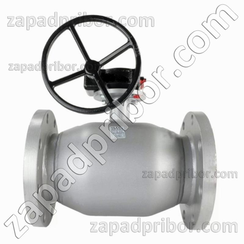 Кран шаровый ДУ25 Ру40 фланцевый стальной полнонопроходной LD, фотография 1.