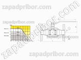 Кран шаровый ДУ300 Ру16 фланцевый стальной полнонопроходной LD, фотография 3.