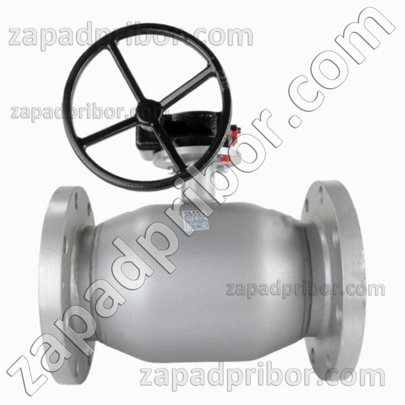 Кран шаровый ДУ300 Ру16 фланцевый стальной полнонопроходной LD, фотография 1.