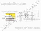 Кран шаровый ДУ50 Ру40 фланцевый стальной полнонопроходной LD, фотография 2.