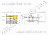 Кран шаровый ДУ65 Ру16 фланцевый стальной полнонопроходной LD, фотография 2.