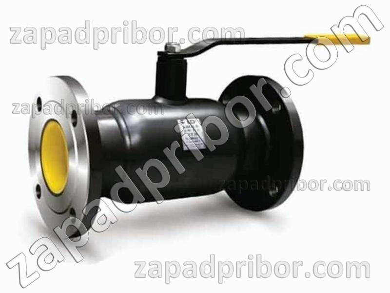 Кран шаровый ДУ65 Ру16 фланцевый стальной полнонопроходной LD, фотография 1.