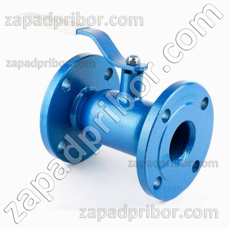 Кран шаровый ДУ20 Ру40 фланцевый стальной стандартнопроходной Interval, фотография 1.