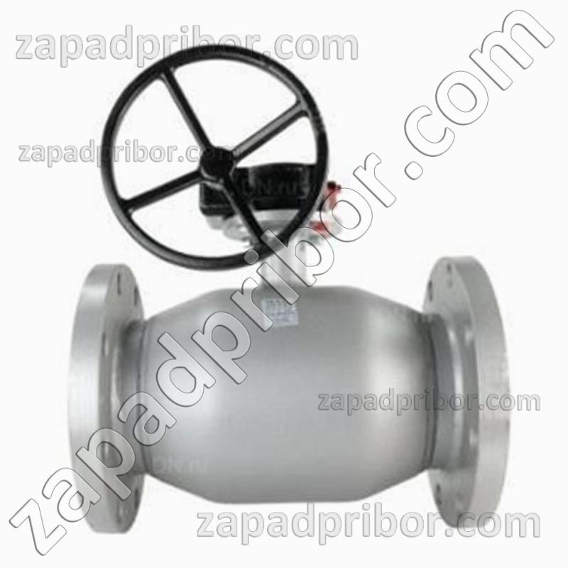 Кран шаровый ДУ300 Ру25 фланцевый стальной стандартнопроходной Interval, фотография 1.