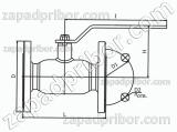 Кран шаровый ДУ350 Ру16 фланцевый стальной стандартнопроходной Interval, фотография 2.