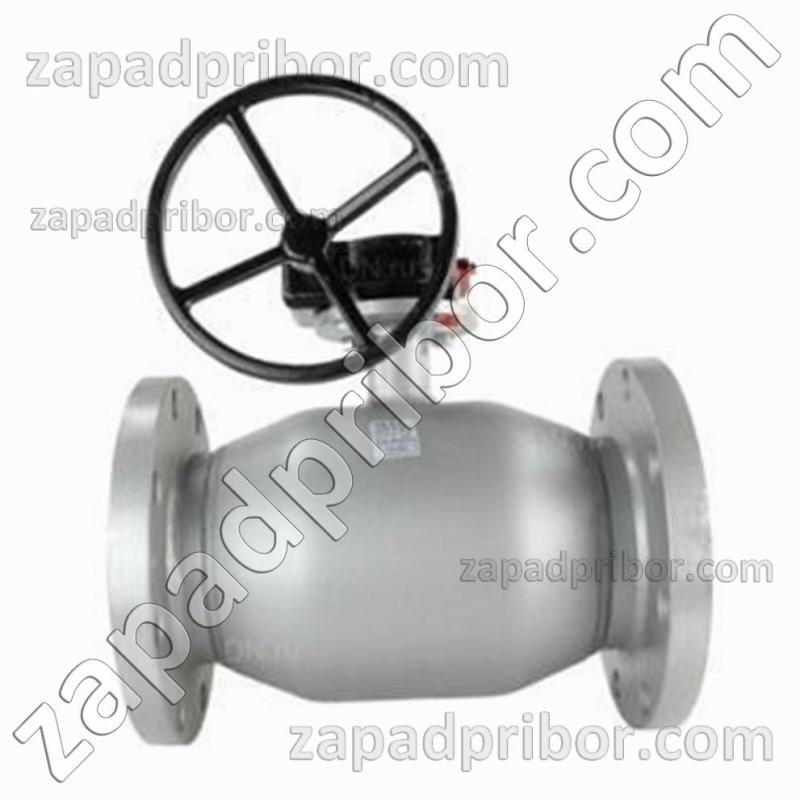 Кран шаровый ДУ500 Ру16 фланцевый стальной стандартнопроходной Interval, фотография 1.