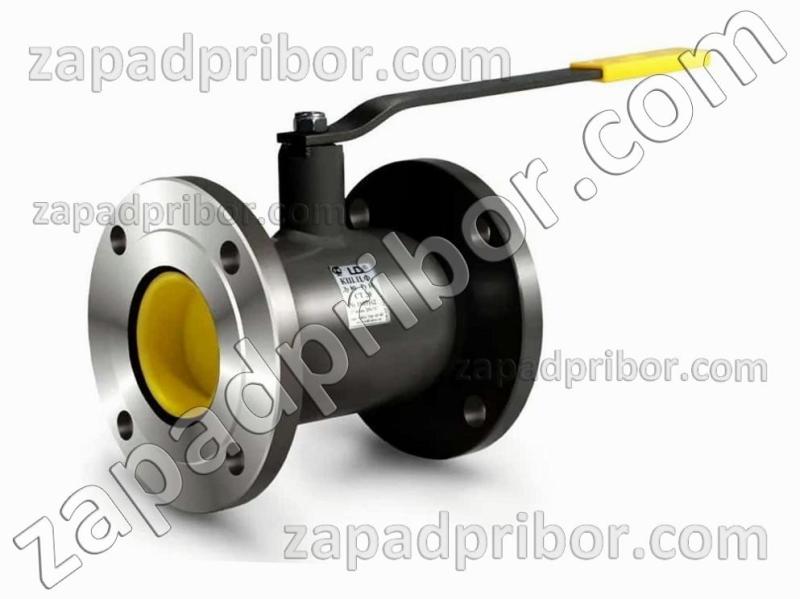 Кран шаровый ДУ100 Ру16 фланцевый стальной стандартнопроходной LD, фотография 1.