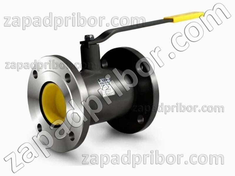 Кран шаровый ДУ150 Ру16 фланцевый стальной стандартнопроходной LD, фотография 1.