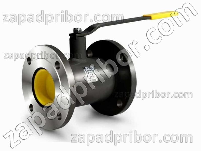 Кран шаровый ДУ40 Ру40 фланцевый стальной стандартнопроходной LD, фотография 1.
