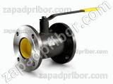 Кран шаровый ДУ50 Ру40 фланцевый стальной стандартнопроходной LD