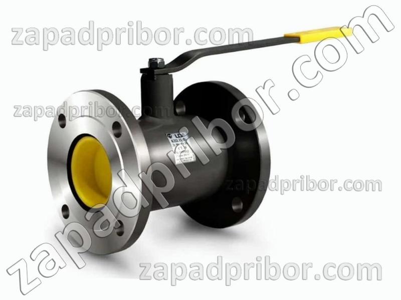 Кран шаровый ДУ50 Ру40 фланцевый стальной стандартнопроходной LD, фотография 1.