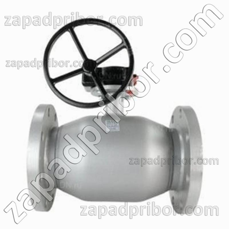 Кран шаровый ДУ500 Ру16 фланцевый стальной стандартнопроходной LD, фотография 1.