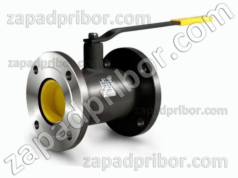 Кран шаровый ДУ65 Ру16 фланцевый стальной стандартнопроходной LD, фотография 1.