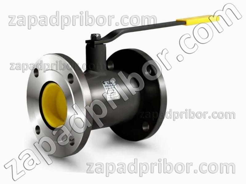 Кран шаровый ДУ80 Ру16 фланцевый стальной стандартнопроходной LD, фотография 1.