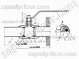 Кран шаровый ДУ250 Ру25 приварной стальной стандартнопроходной LD, фотография 3.