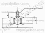 Кран шаровый ДУ300 Ру16 приварной стальной стандартнопроходной LD, фотография 2.