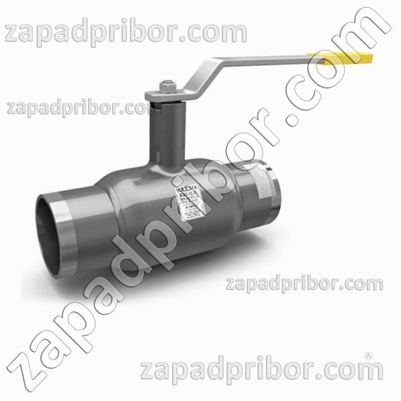 Кран шаровый ДУ40 Ру40 приварной стальной стандартнопроходной LD, фотография 1.