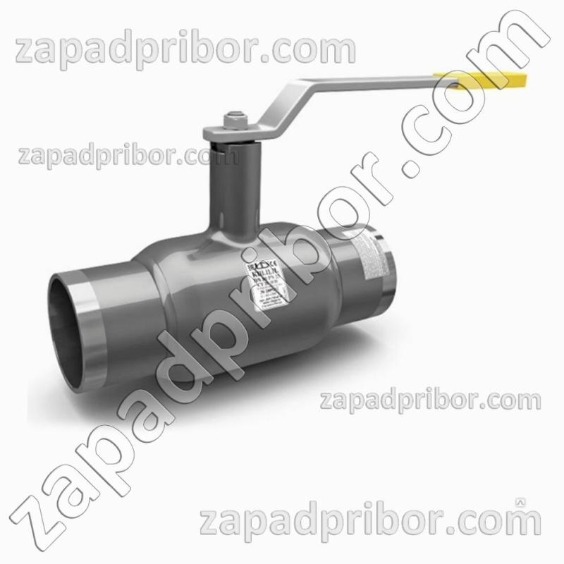 Кран шаровый ДУ50 Ру40 приварной стальной стандартнопроходной LD, фотография 1.