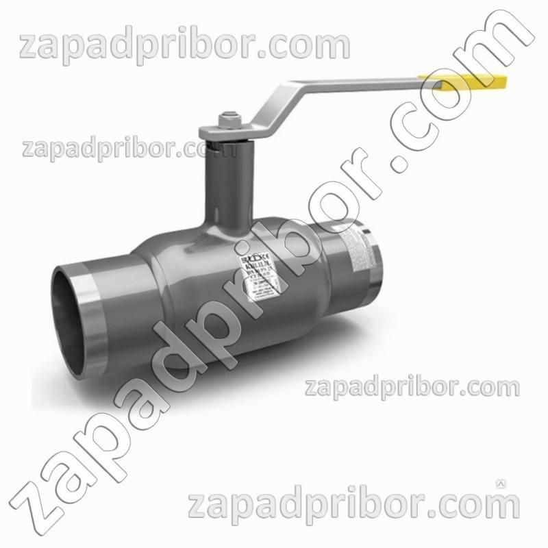 Кран шаровый ДУ80 Ру25 приварной стальной стандартнопроходной LD, фотография 1.