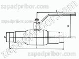 Кран шаровый ДУ100 Ру25 приварной стальной полнопроходной Interval, фотография 2.