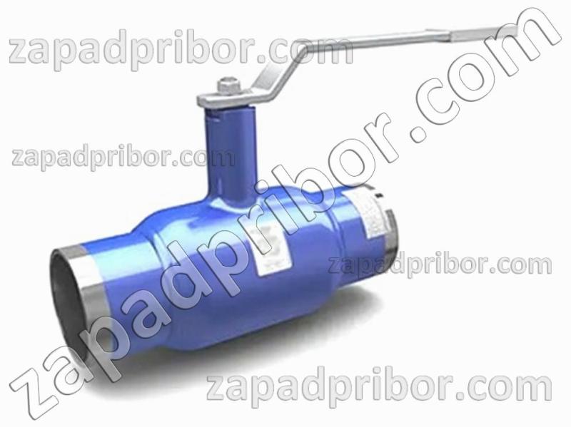 Кран шаровый ДУ15 Ру40 приварной стальной полнопроходной Interval, фотография 1.