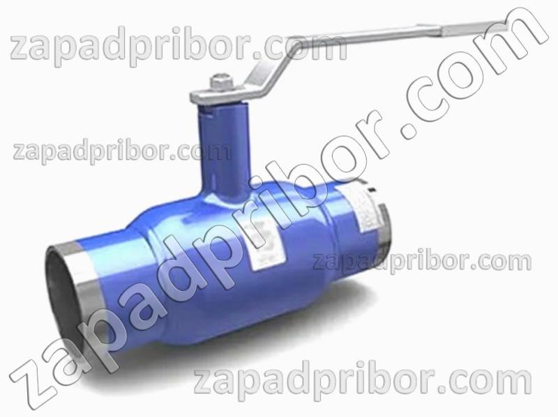 Кран шаровый ДУ20 Ру40 приварной стальной полнопроходной Interval, фотография 1.