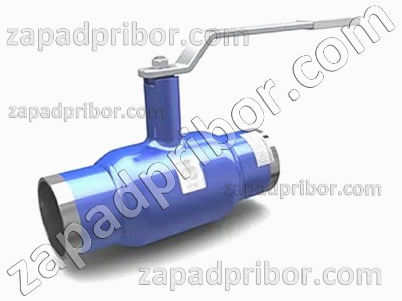 Кран шаровый ДУ25 Ру40 приварной стальной полнопроходной Interval, фотография 1.