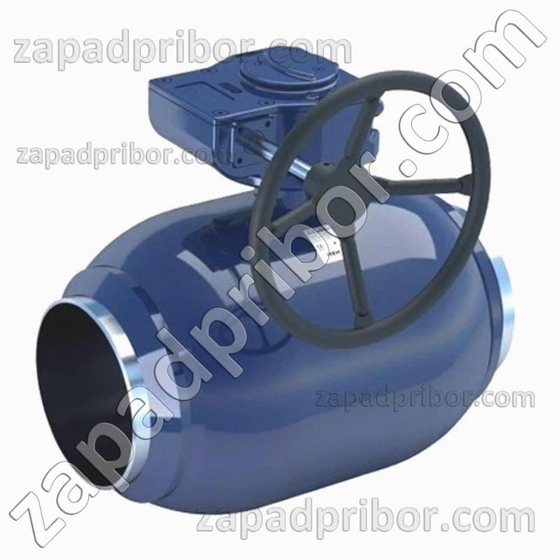 Кран шаровый ДУ500 Ру25 приварной стальной полнопроходной Interval, фотография 1.