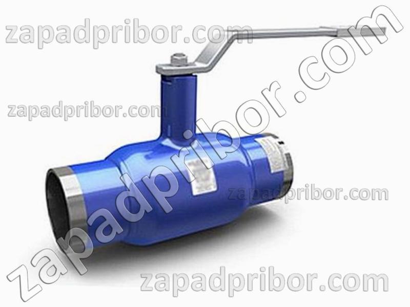 Кран шаровый ДУ125 Ру25 приварной стальной стандартнопроходной Interval, фотография 1.