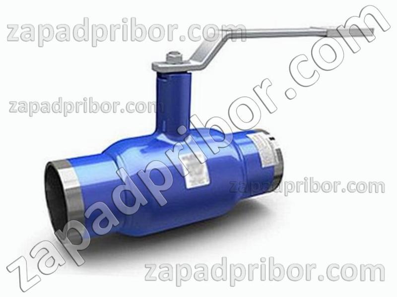 Кран шаровый ДУ20 Ру40 приварной стальной стандартнопроходной Interval, фотография 1.