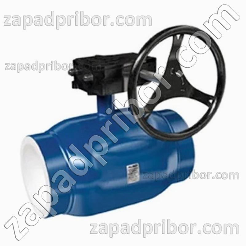 Кран шаровый ДУ250 Ру25 приварной стальной стандартнопроходной Interval, фотография 1.