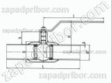 Кран шаровый ДУ350 Ру16 приварной стальной стандартнопроходной Interval, фотография 2.
