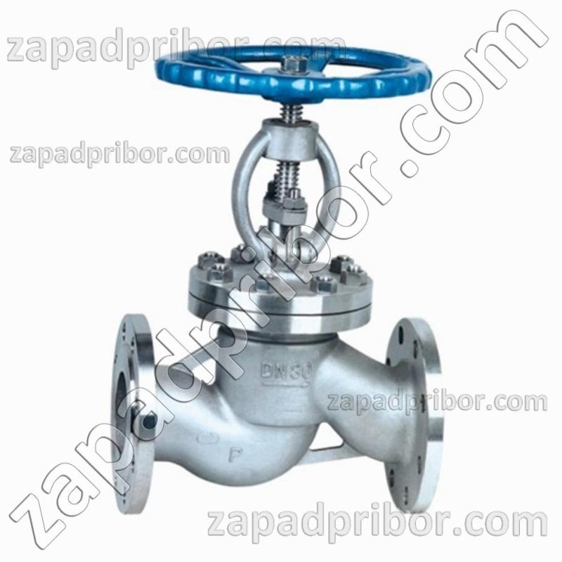 Вентиль 15с22нж Ду40 Ру40 запорный сальниковый фланцевый, фотография 1.