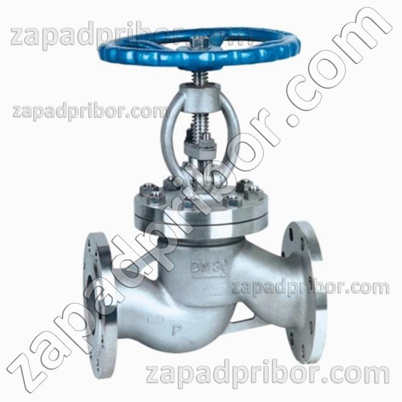 Вентиль 15с22нж Ду50 Ру40 запорный сальниковый фланцевый, фотография 1.