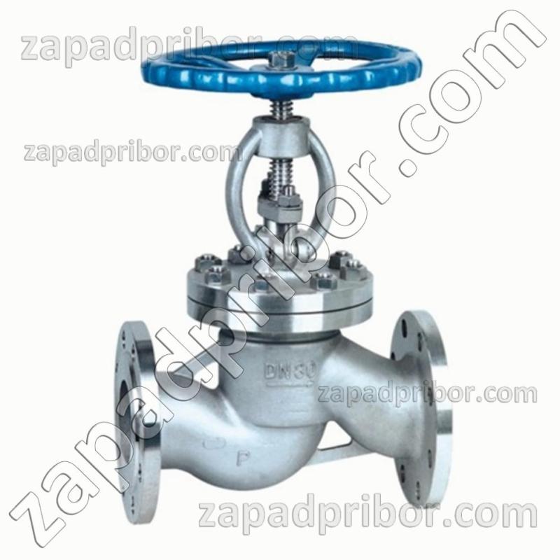 Вентиль 15нж22нж ДУ32 Ру40 запорный фланцевый, фотография 1.