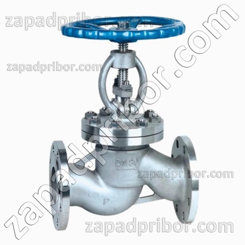 Вентиль 15с65нж Ду50 Ру16 запорный сальниковый фланцевый, фотография 1.