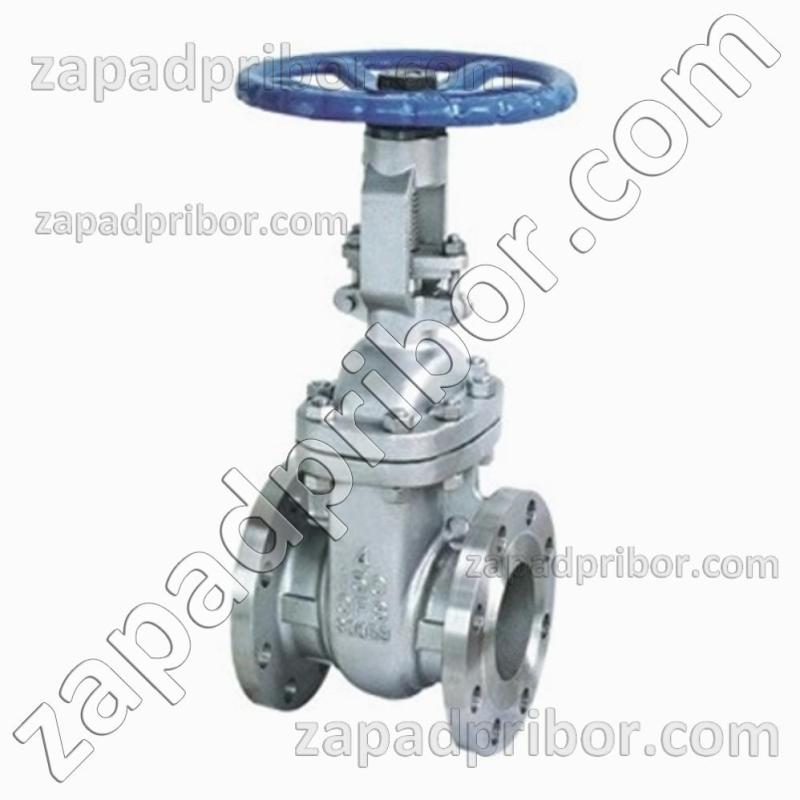 Задвижка 30нж41нж ДУ100 Ру16 фланцевая нержавеющая клиновая, фотография 1.